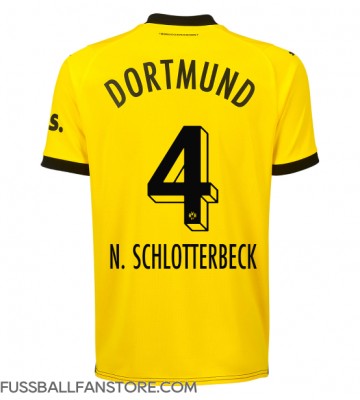 Borussia Dortmund Nico Schlotterbeck #4 Replik Heimtrikot 2023-24 Kurzarm
